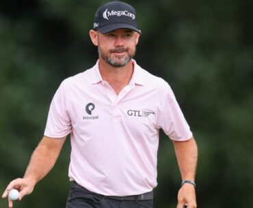 Brian Harman mistakes an amateur’s ball for his own at The American Express 2026