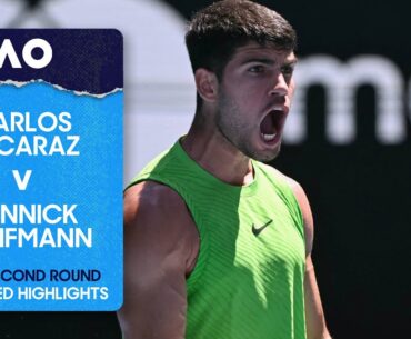 Carlos Alcaraz v Yannick Hanfmann Extended Highlights | Australian Open 2026 Second Round