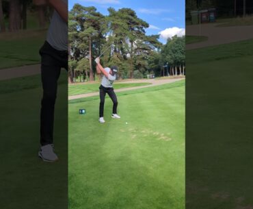 Laurie Canter | 2025 BMW PGA Championship, Wentworth | Practice day tee shot