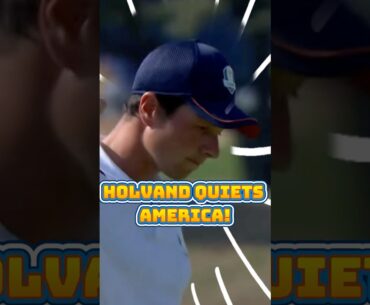 Viktor Hovland Silences the Americans with a Chip!