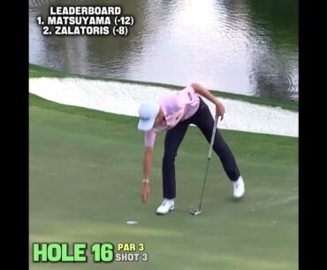 The ending to the 2021 Masters! Zalatoris vs Matsuyama!  #golf #pga #fyp #masters #augusta #foryou