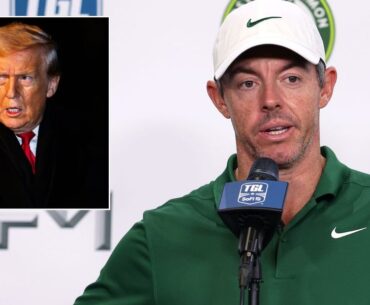 Rory McIlroy's favour for Donald Trump revealed as son of US President speaks out
