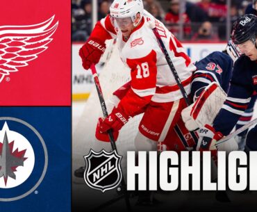 Red Wings vs. Jets | NHL Highlights | January 24, 2026