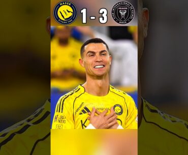 "GOAT War Begins 🐐🔥 Ronaldo vs Messi Shock Moment! | Al-Nassr vs Inter Miami⚡" || #football #ronaldo