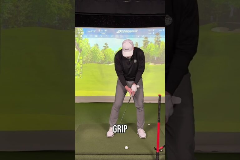 Master Golf Grip: Unlock Piercing, Compressed Shots! #shorts