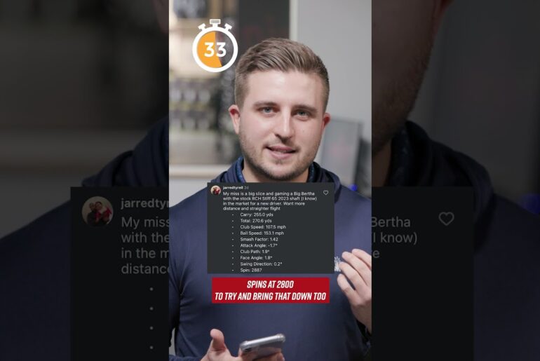 Driver Fitting in 60 seconds! #golf