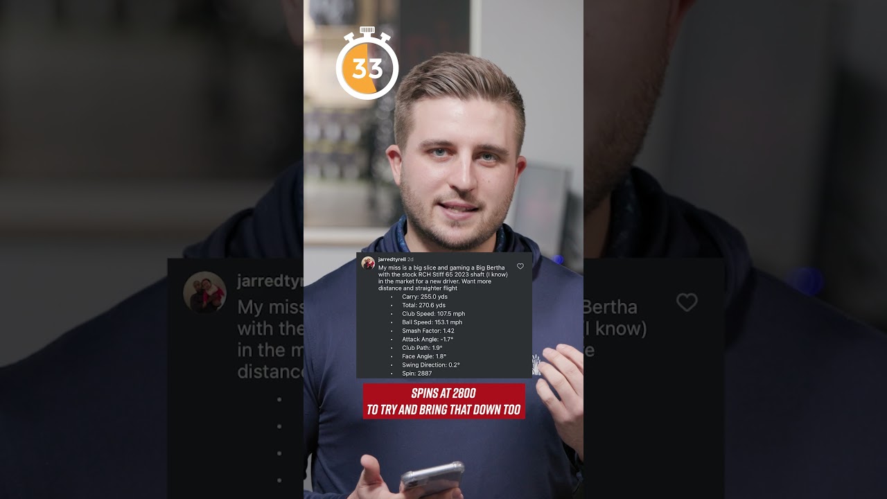 Driver Fitting in 60 seconds! #golf Driver Fitting in 60 seconds! #golf