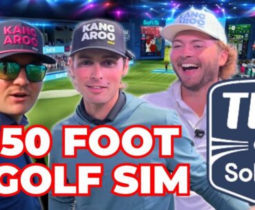 We played at TGL's Massive Golf Simulator