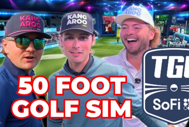 We played at TGL's Massive Golf Simulator