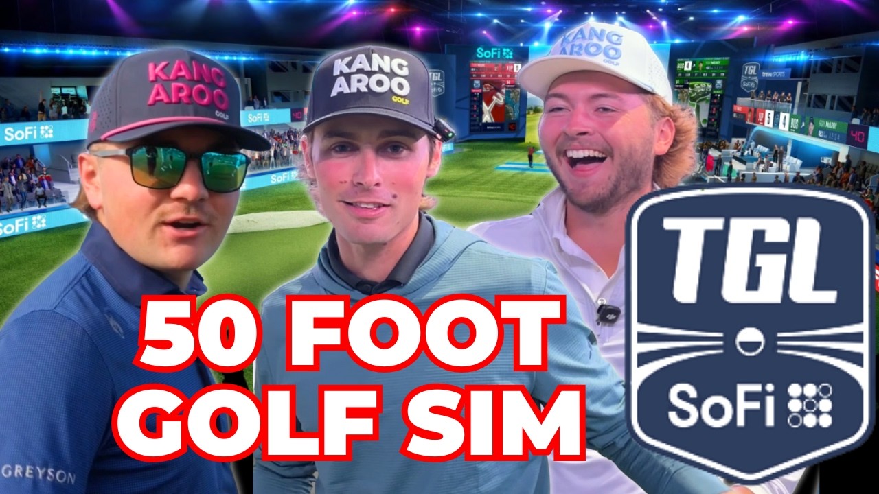 We played at TGL’s Massive Golf Simulator We played at TGL's Massive Golf Simulator