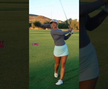 Amazing Golf Swing you need to see | Golf Girl awesome swing | Golf shorts | Hailey Rae Ostrom