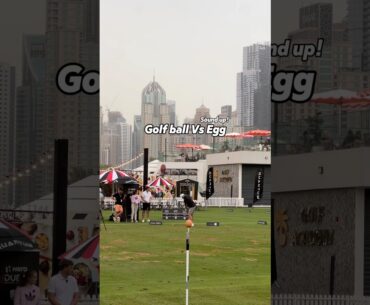 Golf Ball vs Egg ! #golf
