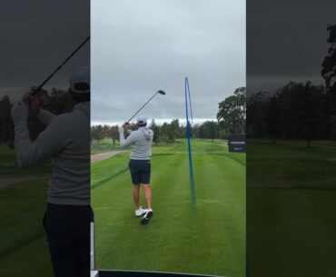 World No. 1 taking some swings in wine country.