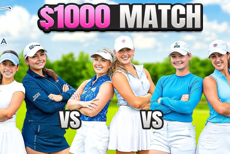 Each of Us Teamed Up With an LPGA Player | Golf Girl Games