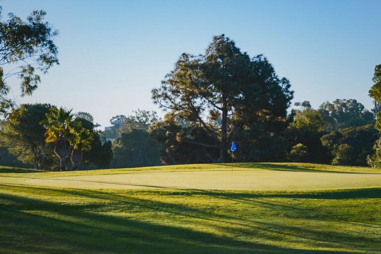 Newport Beach public golf course green