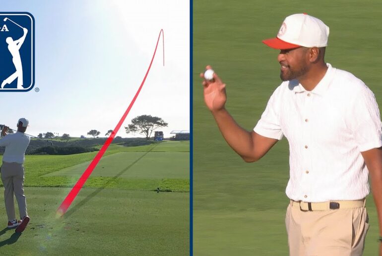 Tony Finau makes HOLE-IN-ONE from 215 yards | Farmers Insurance Open | 2026