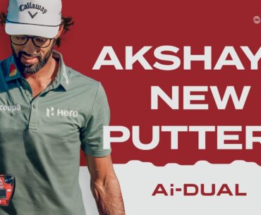 Testing the All-New Ai-Dual 1/2 Ball Putter with Akshay Bhatia