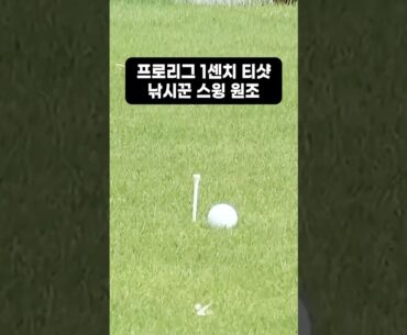 비거리 1cm? 처음 봅니다 🤔