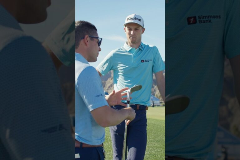 Wedge class is in session with Will Zalatoris and Vokey Tour Rep Aaron Dill.