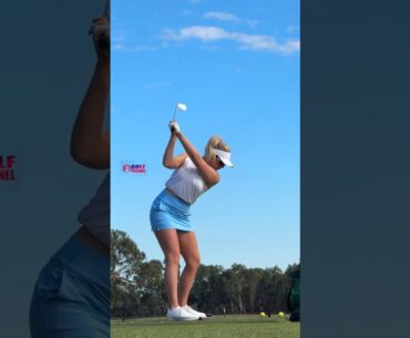 Amazing Golf Swing you need to see | Golf Girl awesome swing | Golf shorts | Shell Cuddihy