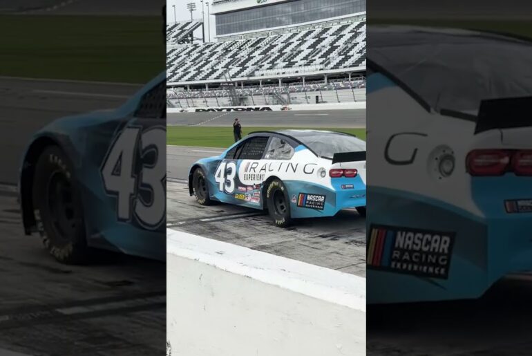 I rode in a NASCAR Race Car! #shorts #nascar #racecar