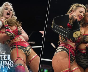 Harley Cameron & Willow Nightingale are the first AEW Women's World Tag Team Champs! |  AEW Dynamite