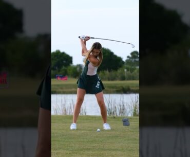 Amazing Golf Swing you need to see | Golf Girl awesome swing | Golf shorts | Kayla Jones