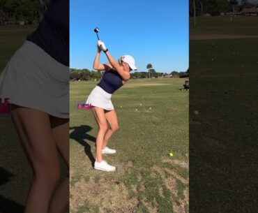 Amazing Golf Swing you need to see | Golf Girl awesome swing | Golf shorts | Tate Hadges