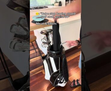 It’s not stupid is it? 😅 #golf #beers #babe #girlfriend #golfingground