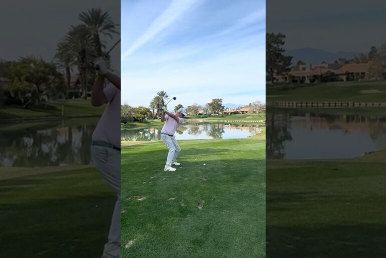 9 Wood at the Westin Mission Hills Pete Dye Course #golfskill #golfswing #golfer #golf #9wood
