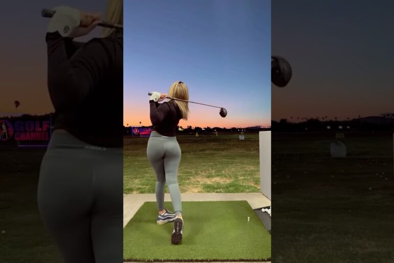 Amazing Golf Swing you need to see | Golf Girl awesome swing | Golf shorts | Jas Grewal