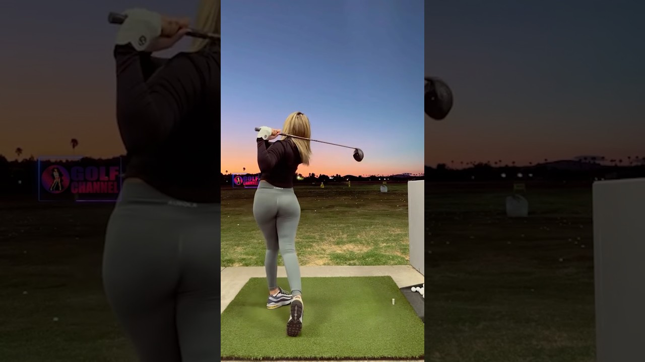 Amazing Golf Swing you need to see | Golf Girl awesome swing | Golf shorts | Jas Grewal Amazing Golf Swing you need to see | Golf Girl awesome swing | Golf shorts | Jas Grewal