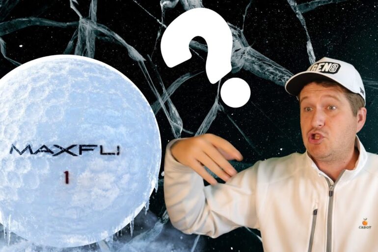 Testing The Firmest Golf Ball (Maxfli Tour X) in Winter Temperatures Broke My Brain