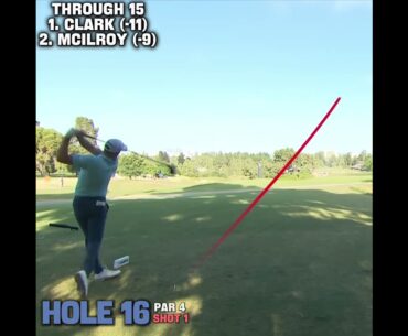 The 2023 US Open ending! Rory Mcilroy vs Wyndham Clark!  #golf #pga #usopen #fyp #foryoupage #rory