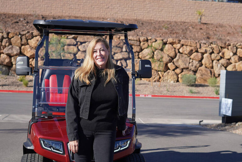 Beth Tarbuck, a new resident of Portofino by Taylor Morrison, was the first of two new resident ...