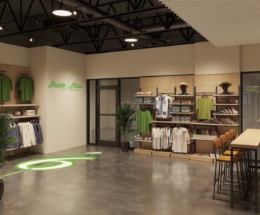 Inside 9 Golf features climate-controlled, indoor golf simulators, meeting rooms, lockers, memberships and more. (Courtesy Inside 9 Golf)