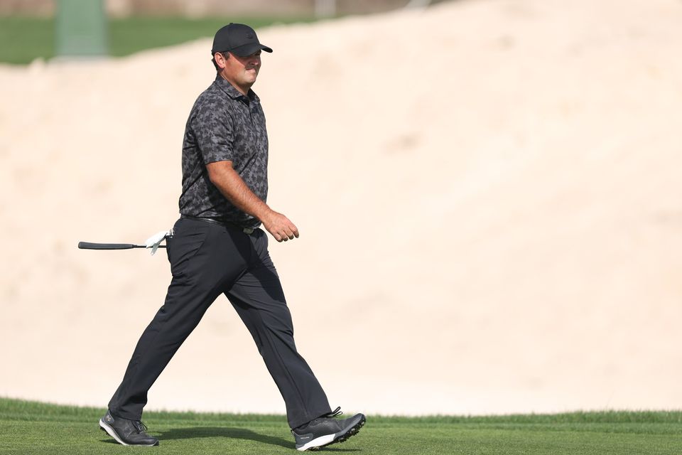 Patrick Reed in action on day one of the Bahrain Championship 2026 at Royal Golf Club in Bahrain. Photo: Warren Little/Getty Images