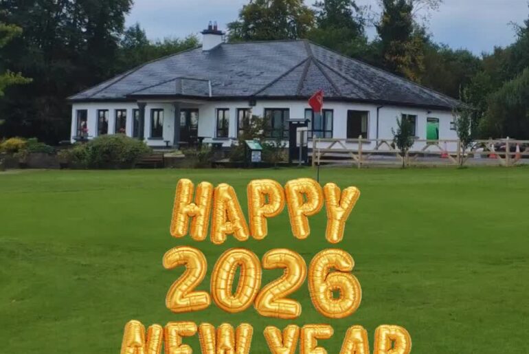 Happy New Year from Strokestown Golf Club! Celebrating 2026 Ahead