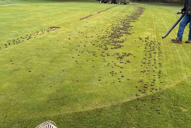 Rushden Golf Club Achieves Excellent Progress on 4th Green