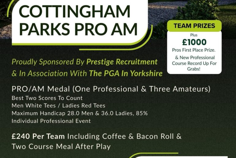 Cottingham Parks Golf Club Looks Forward to Summer and Pro-Am Event