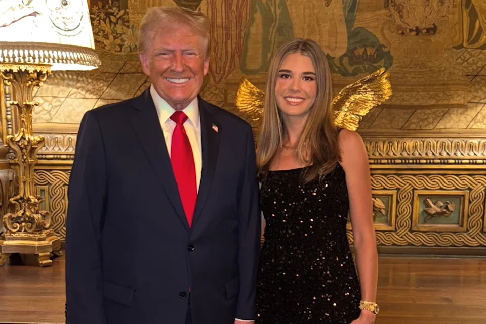 Kai has appeared in several social media videos with her grandfather at Mar-a-Lago and the White House (Kai Trump/Instagram)