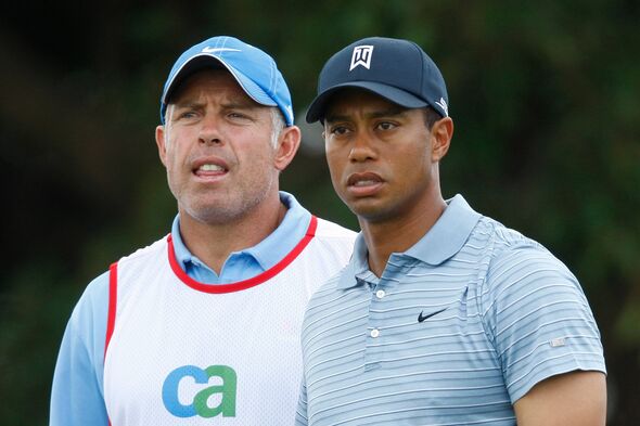 Steve Williams with Tiger Woods in 2008