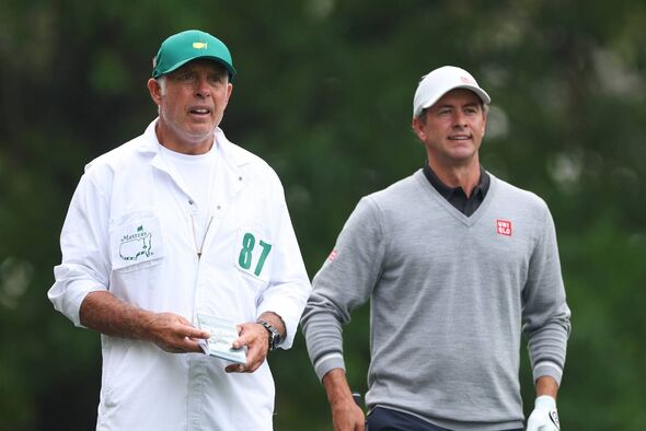 Steve Williams with Adam Scott in 2023