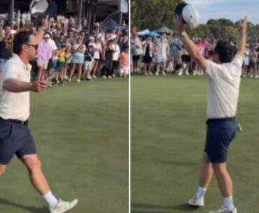 Australian cricketer Travis Head stuns in epic golf shot just 24 hours after Ashes victory