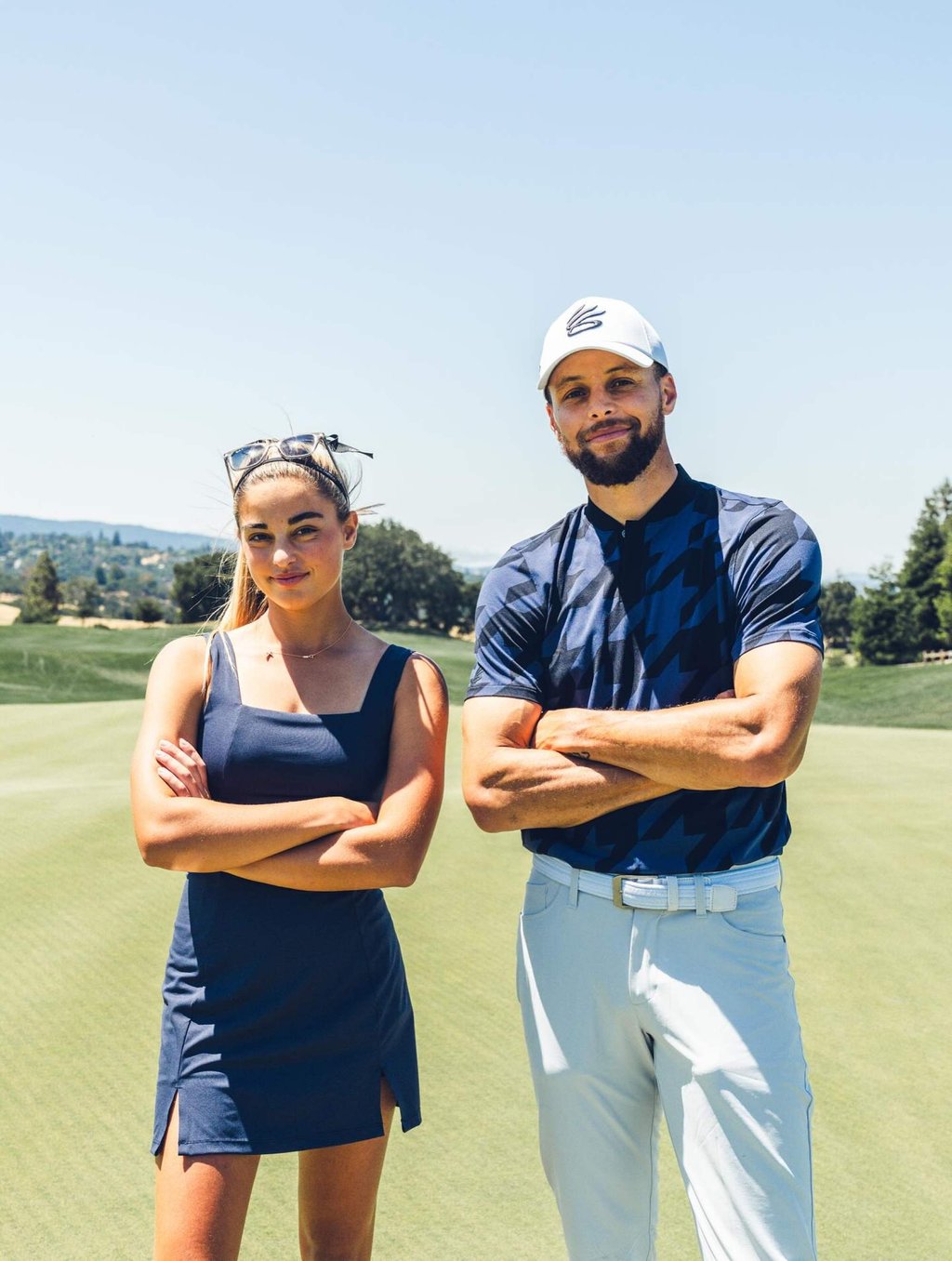 As @gabbygolfgirl, Gabriella DeGasperis released a video of herself playing a round of golf with NBA player Steph Curry in July 2025. Photo: @gabbygolfgirl/Instagram