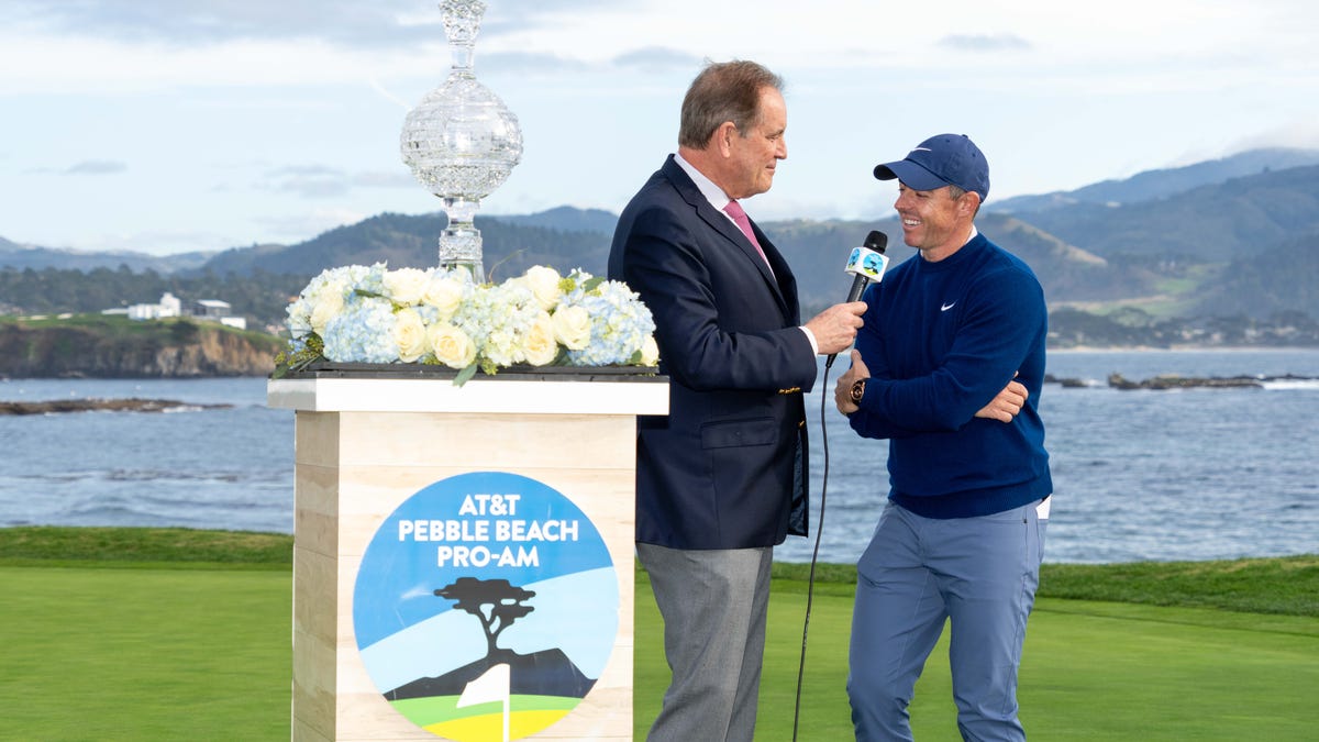 Jim Nantz kicks off 40th year of CBS golf — with a wild James Bond story Jim Nantz kicks off 40th year of CBS golf — with a wild James Bond story