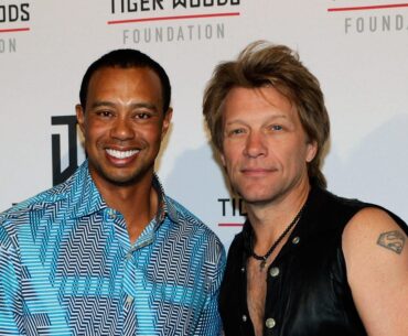 Jon Bon Jovi rocking Tiger Woods birthday party before comeback tour