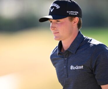 Blades Brown, 18, fires 60 in second round