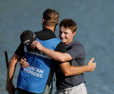 Teenager Blades Brown just misses a 59 at American Express