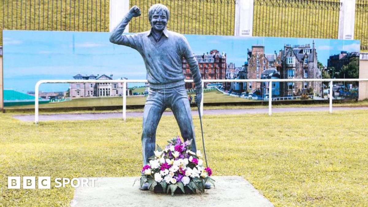 Seve Ballesteros: Man arrested as police say statue of golf legend ‘broken up by thief for bronze sale’ The Seve Ballestero staue in Pedrena, Spain